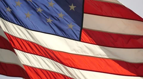 USA Flag in 4K Stock Footage 49860640
