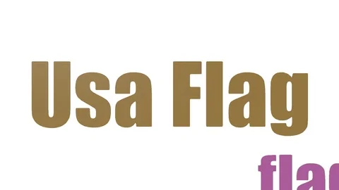 Usa Flag Animated Word Cloud Isolated On White Stock Footage 107248839