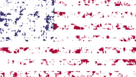 Usa Flag Animation  動画素材 154041496