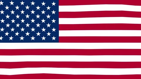 USA flag animation Stock Footage 238887883
