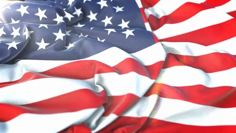 USA flag background Stock Footage 127893770