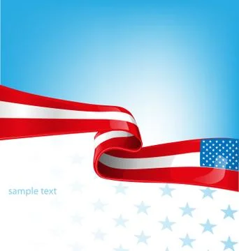 Usa flag background Stockillustratie