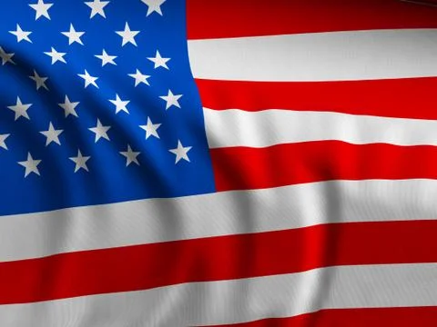 USA flag background Stock Illustration