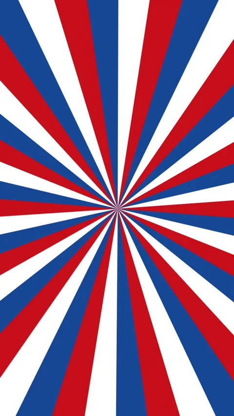 USA Flag Color Seamless Pattern Background - Independence Day Celebration Stock Footage 311262826