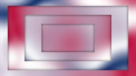 USA flag colour gradient in square shapes background Illustrazione stock
