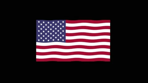 USA Flag Composition Stock-Footage 153702701