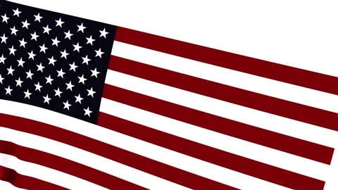 USA - flag - curves Stock Footage 131401518