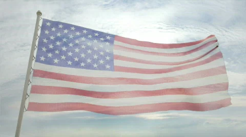 USA Flag  Stock-Footage 331899