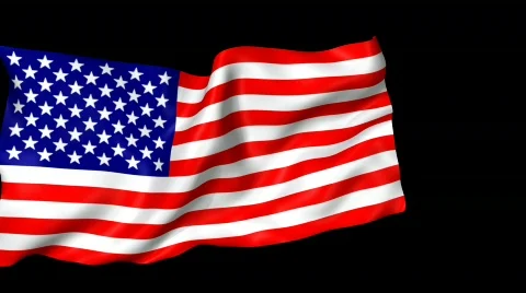 USA flag 動画素材 678982