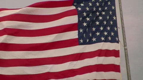 USA Flag Video stock 696846