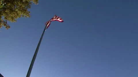 USA flag Video stock 11222869