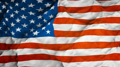USA flag Stock-Footage 12463589