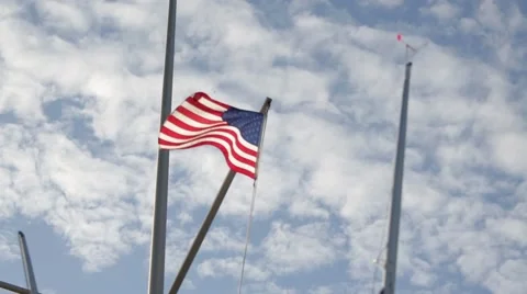 USA Flag Stock Footage 51498681