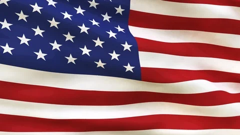 USA Flag Stock Footage 98134141