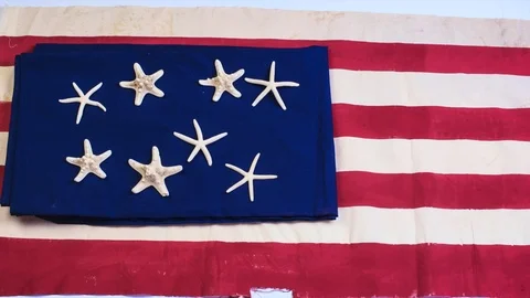 Usa flag Video stock 112989883