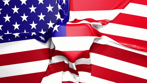 USA Flag Stock Footage 135274781