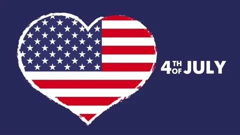 USA flag Stock Footage 155264690