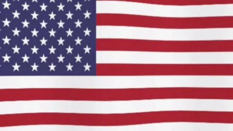 USA flag Stock Footage 274633755