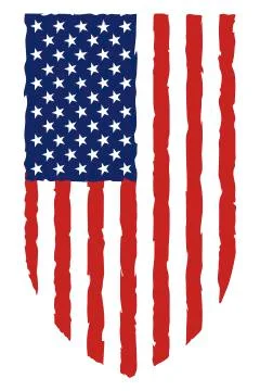 USA flag grunge Stock Illustration