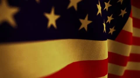 Usa Flag GT Stock Footage 18323470