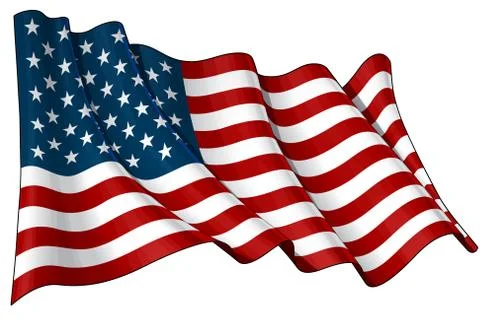 USA flag Stock Illustration