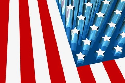 Usa flag Stock Illustration