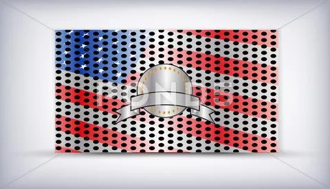 USA flag Stock-Illustration