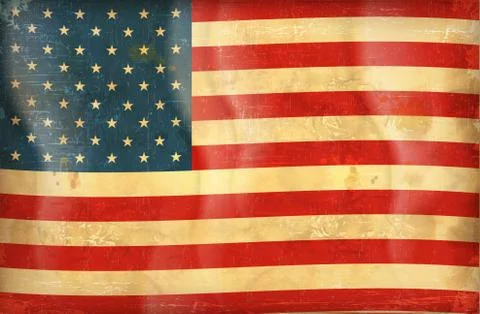 USA flag Illustrazione stock