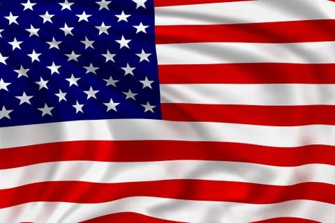 USA flag Illustrazione stock
