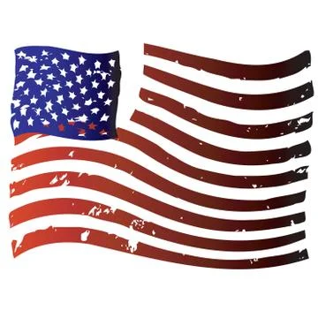 USA flag 스톡 일러스트