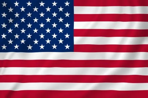 USA flag Stock Illustration