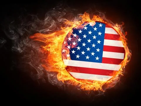 USA Flag Stock Illustration