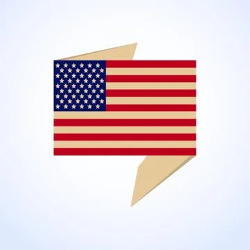 Usa flag. Stock Illustration