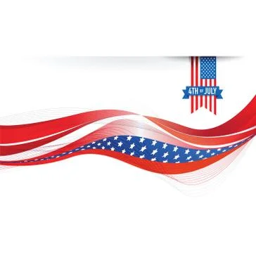 Usa flag Illustrazione stock