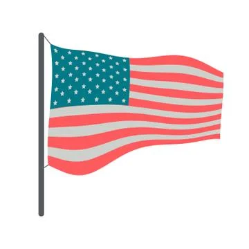 USA Flag Stock Illustration
