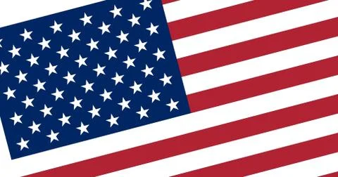 USA Flag Stock Illustration