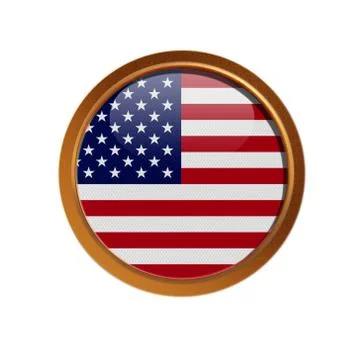 USA flag Stock Illustration