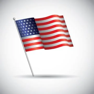 Usa flag Illustrazione stock