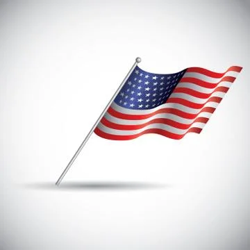 Usa flag Illustrazione stock