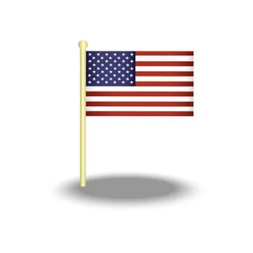Usa flag Stock-Illustration