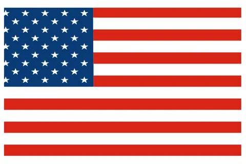 USA Flag Illustrazione stock
