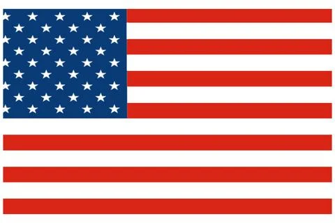 USA Flag Illustrazione stock