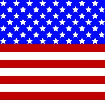 USA Flag Stock Illustration