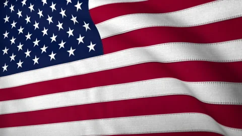 USA Flag Loop Stock Footage 241272774