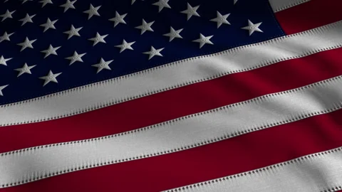 USA Flag Loop Stock Footage 241273516