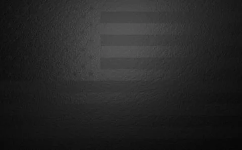 USA Flag Made of Glossy Surface on Black Satin Grunge Paper or Carbon. Dark H 스톡 일러스트
