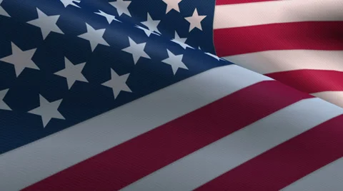 Usa Flag Pack 6 in 1 Stock Footage 35187488
