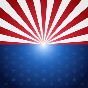 USA flag pattern background Illustrazione stock