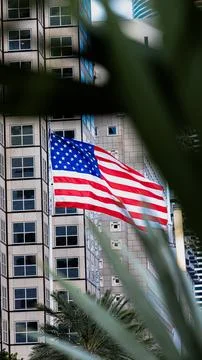 USA flag 스톡 사진