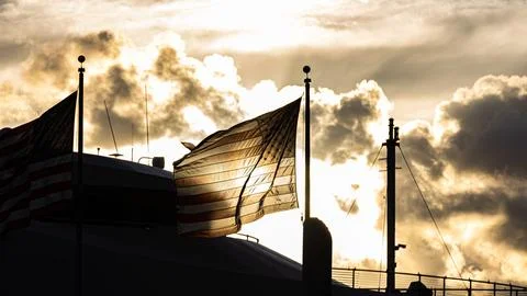 USA flag 스톡 사진